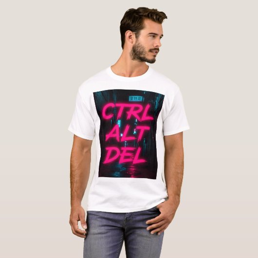 CTRL ALT DEL Tシャツ (正面フル)