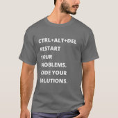 Ctrl + Alt + Del Tシャツ (正面)