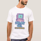 CTRL+ALT+DEL Your Problems - Retro Computer Graphi Tシャツ (正面)