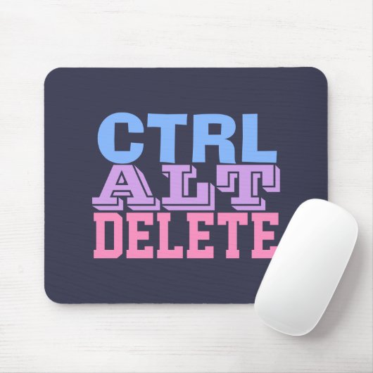 CTRL ALT DELETE マウスパッド (マウス)