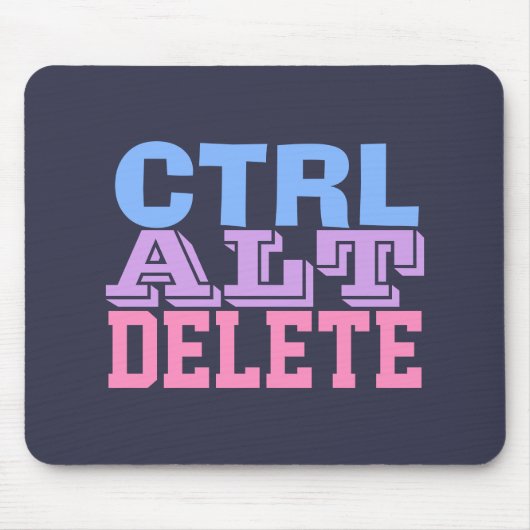 CTRL ALT DELETE マウスパッド (正面)