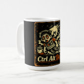 Ctrl Alt Delete - 人生を再起動 テック ユーモア コーヒーマグカップ (正面左)