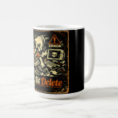 Ctrl Alt Delete – Reboot Life Tech Humor コーヒーマグカップ (正面右)