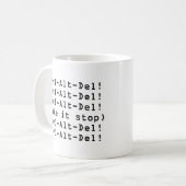 Ctrl AltDel コーヒーマグカップ (正面左)
