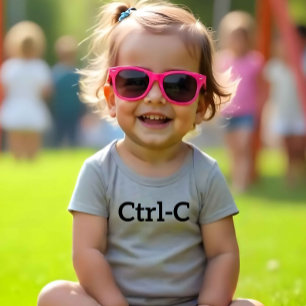 Ctrl-Cツインズ ベビーボディスーツ