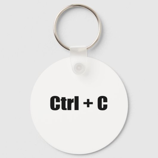 CTRL + C キーホルダー (正面)