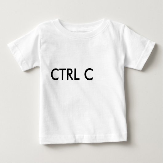 CTRL C ベビーTシャツ (正面)