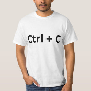 Ctrl C Ctrl Vのコピーののりの双生児 Tシャツ