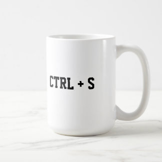 Ctrl + S Reminder Mug コーヒーマグカップ