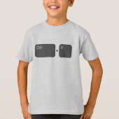 [Ctrl]+[V貼り付け] Tシャツ (正面)