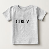 CTRL V ベビーTシャツ (正面)