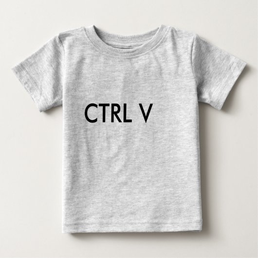 CTRL V ベビーTシャツ (正面)