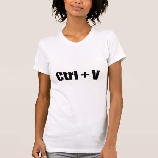 CTRL + V Tシャツ (正面)
