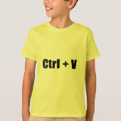 CTRL + V Tシャツ (正面)