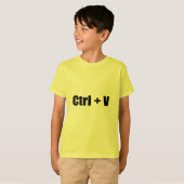 CTRL + V Tシャツ (正面フル)
