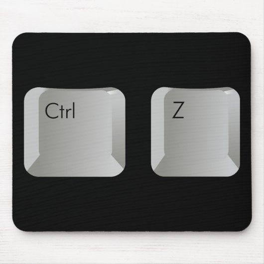 Ctrl Zのパッド マウスパッド (正面)