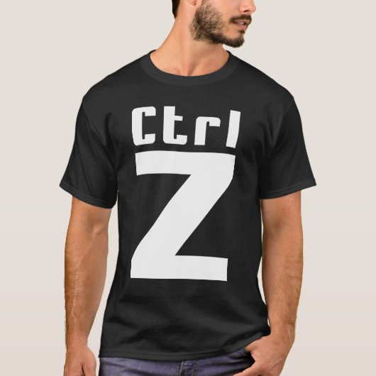 Ctrl Z Tシャツ (正面)