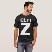 Ctrl Z Tシャツ (正面フル)