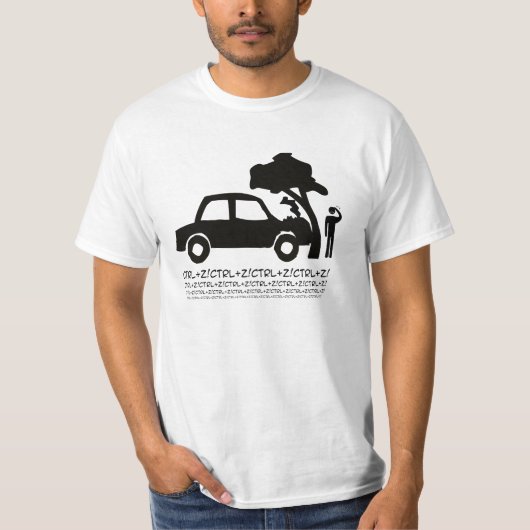 Ctrl + Z! Tシャツ (正面)