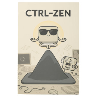 Ctrl-Zen メタルプリント
