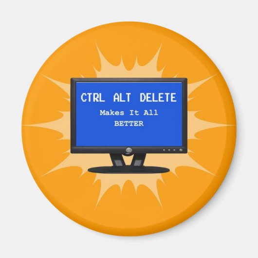 CTRLALTDELETE マグネット (正面)