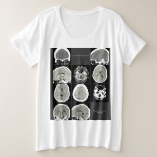 CTScan_ プラスサイズTシャツ