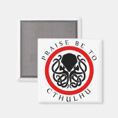 Ctulhuに称賛する マグネット (正面/裏面)