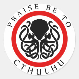 Ctulhuに称賛する ラウンドシール
