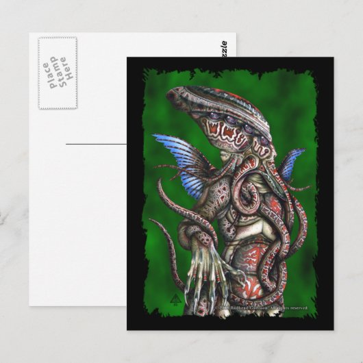 Ctulhuはがき ポストカード (正面/裏面)