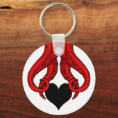 Ctulhuは私の暗い心臓キーチェーンを盗んだ キーホルダー (正面)