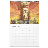 Ctulhuカレンダーの呼び出し カレンダー (2月 2027)