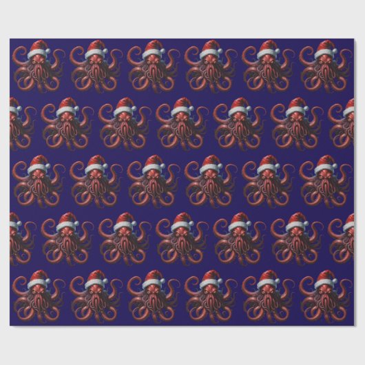 Ctulhuクリスマス怖い ラッピングペーパー (フラット)