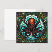 Ctulhuステンドグラス 招待状 (正面/裏面)