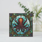 Ctulhuステンドグラス 招待状 (スタンド正面)