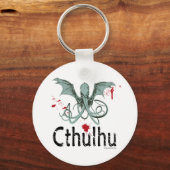Ctulhuホラーベクターアート キーホルダー (正面)