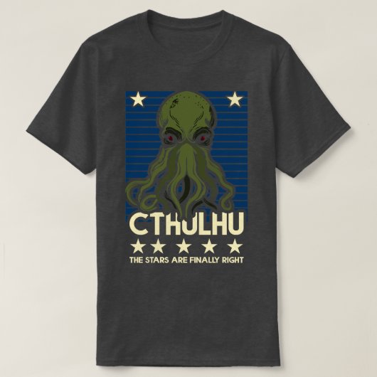 Ctulhu星は最終的に正しい3 Tシャツ (デザイン正面)