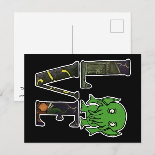 Ctulhu LOVEはがき ポストカード (正面/裏面)