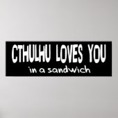 Ctulhu Loves You ポスター (正面)