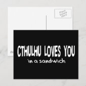 Ctulhu Loves You ポストカード (正面/裏面)