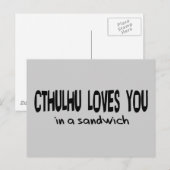 Ctulhu Loves You ポストカード (正面/裏面)