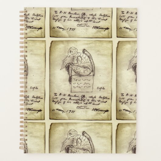 Ctulhu sketch by Lovecraft プランナー手帳 (正面)