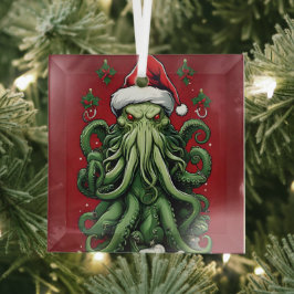Ctulhu's Yuletideの治世:恐ろしいクリスマス ガラスオーナメント