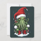 Ctulhu's Yuletideの治世：恐ろしいクリスマス シーズンカード (正面)