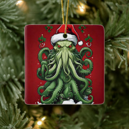 Ctulhu's Yuletideの治世:恐ろしいクリスマス セラミックオーナメント