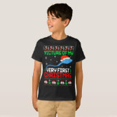 Cture Of My Very First Christmas Joke Ugly Xmas Sw Tシャツ (正面フル)