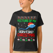 Cture Of My Very First Christmas Joke Ugly Xmas Sw Tシャツ (正面)