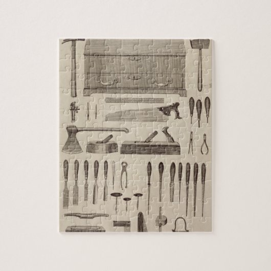 CUのカタログからの紳士の道具箱、 ジグソーパズル (縦)