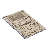 CUのカタログからの紳士の道具箱、 ノートブック (右側)