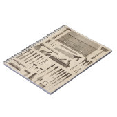 CUのカタログからの紳士の道具箱、 ノートブック (左側)