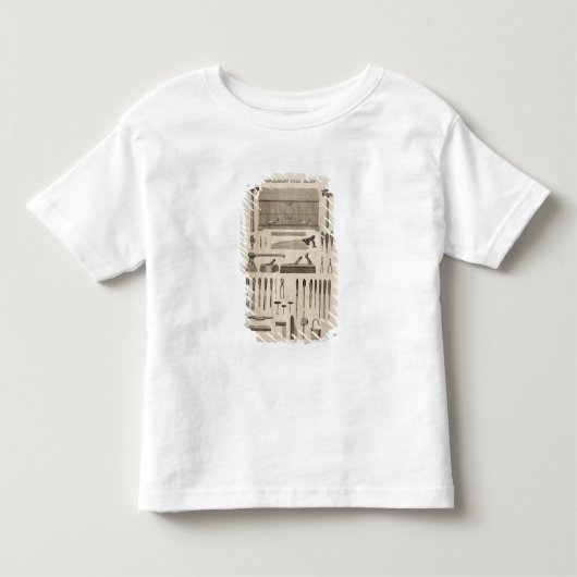 Cuのカタログから、紳士の道具箱 トドラーTシャツ (正面)